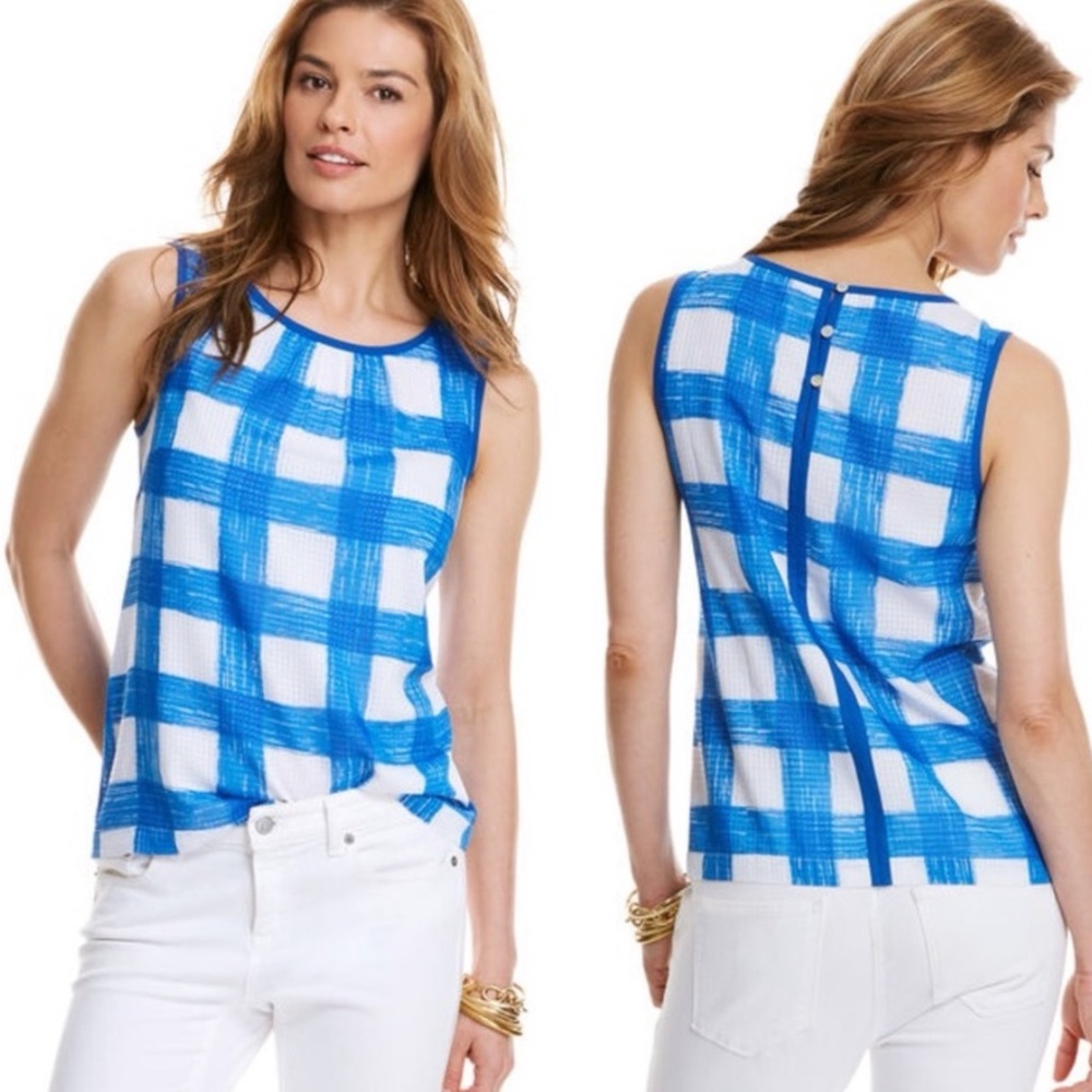 {vineyard vines} gingham top
